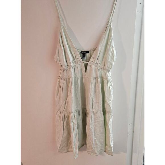 Women's/Juniors Babygirl Forever 21 Seafoam Green Sun Dress Size Large/P - Picture 4 of 6